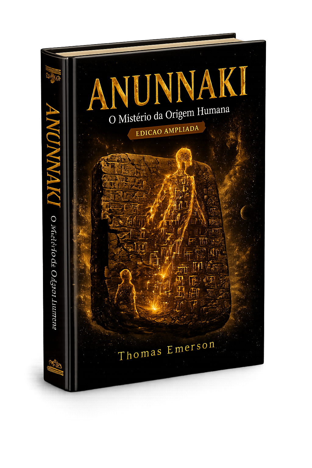 Capa do livro Anunnaki: O Mistério da Origem Humana, edição ampliada, de Thomas Emerson